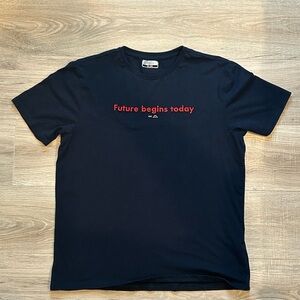 Kappa Navy T-Shirt with Red Text